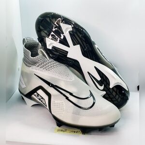 Nike Alpha Menace Elite 3 Ghost White Football Cleats CT6648-100 Men’s Size 15